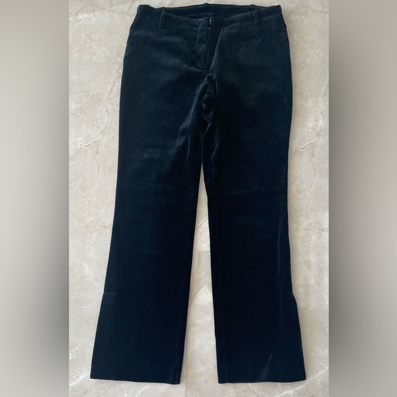 Work Order Pants - Vtg Work Order Woman’s Pants Size Photos See Photos Black Velvet Side Slit Hem